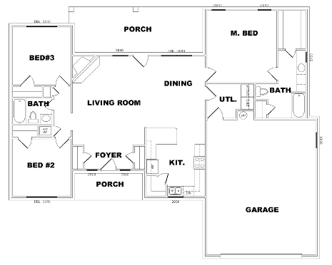 Rent house floor plan