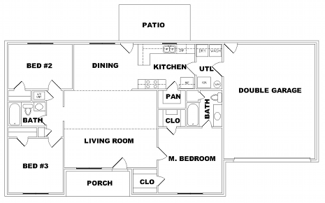 Rent house floor plan