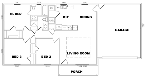 Rent house floor plan