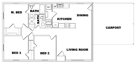 Rent house floor plan