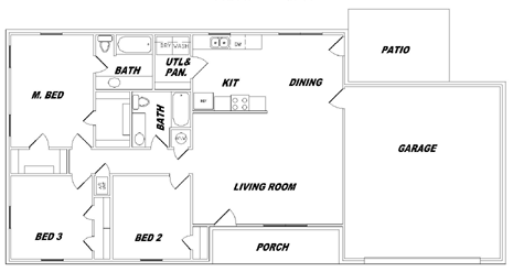 Rent house floor plan