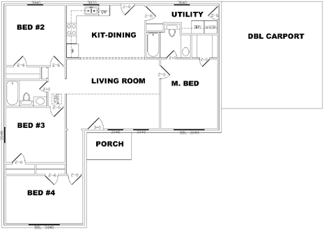 Rent house floor plan