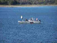 Fishing on Richland Chamber Lake near Corsicana Texas